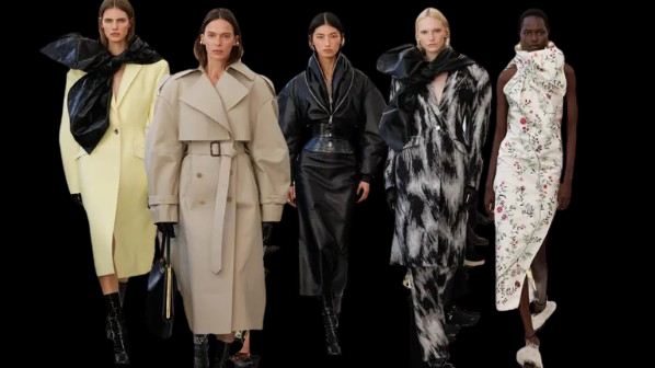Female Designers Redefining Workwear at PFW 2025: A New Era in Fashion 1 A look from Sarah Burton s debut for Givenchy Fall 2025