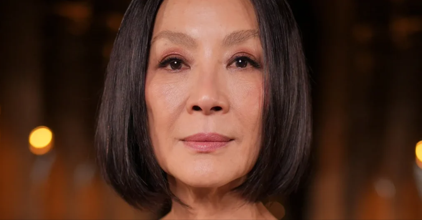 Michelle Yeoh’s Bleached Brows Stole the Show at Paris Fashion Week