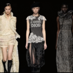 Dior Fall/Winter 2025: A Time Machine Wrapped in Lace and Nostalgia 6 Dior Fall/Winter 2025 runway look with historical fashion influences