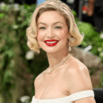 Gigi Hadid’s Metallic Silver Hair Color L’Art Dîner du Louvre