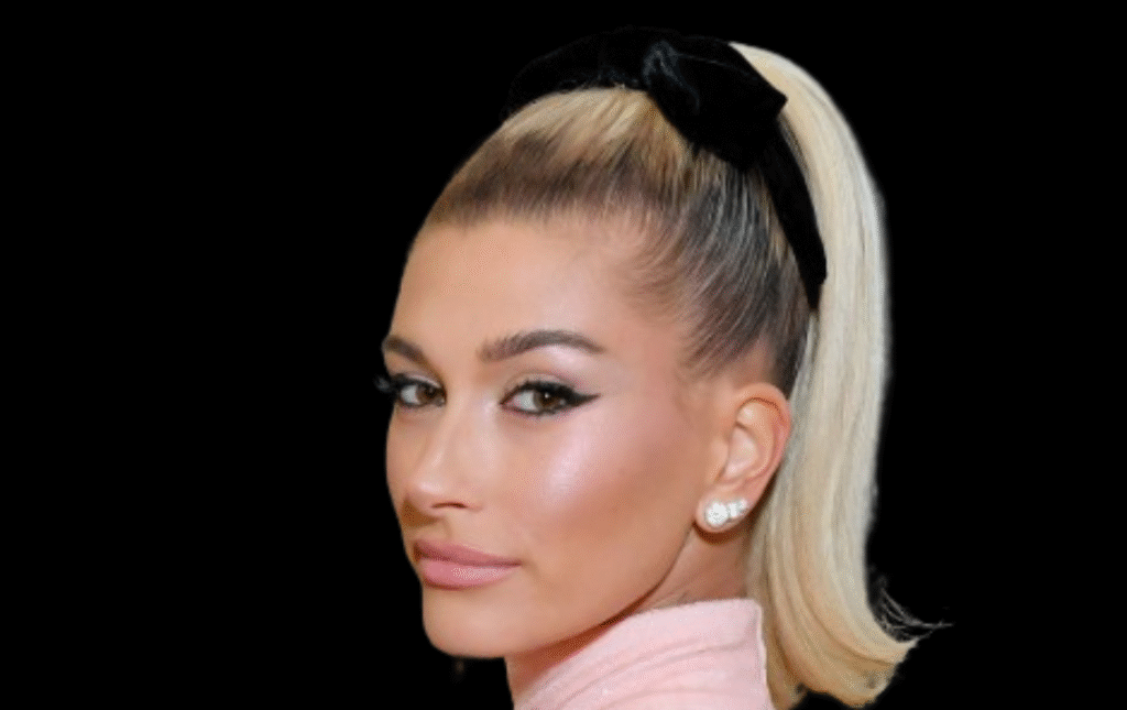 Hailey Bieber's Saint Laurent Fall Look
