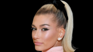 Hailey Bieber's Saint Laurent Fall Look
