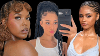 women flaunting trendy spring protective hairstyle, featuring flawless braids and twists, perfect for spring’s fresh and stylish vibe.