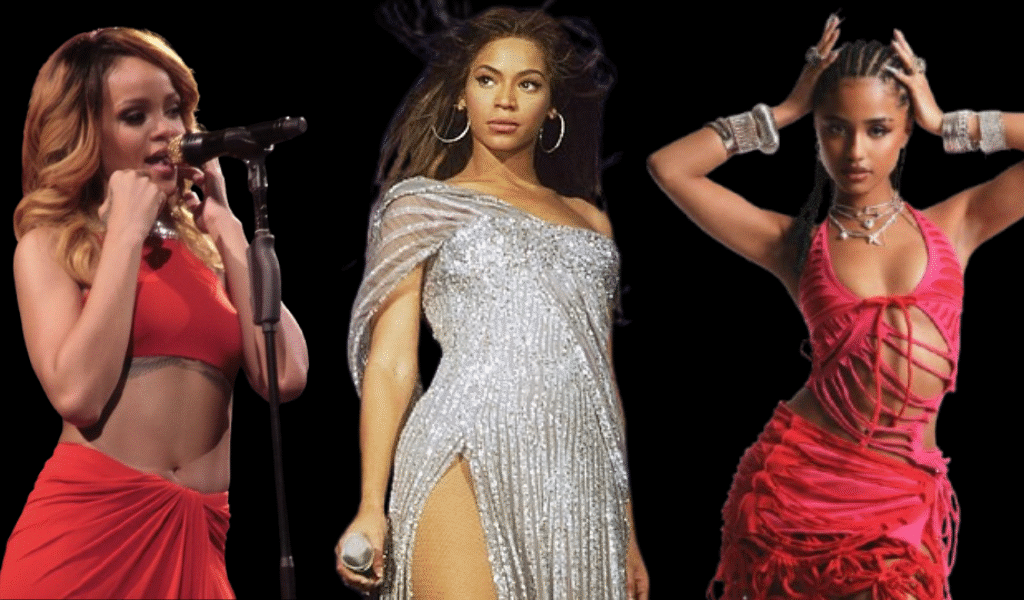 Beyoncé praises Tyla with flowers while Rihanna stays silent, fueling fan theories about silent shade and unspoken industry drama.
