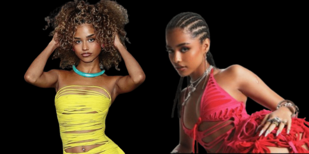 Tyla stuns at Coachella with neon rose nails, leaving fans speechless and making neutral nail trends look totally outdated.