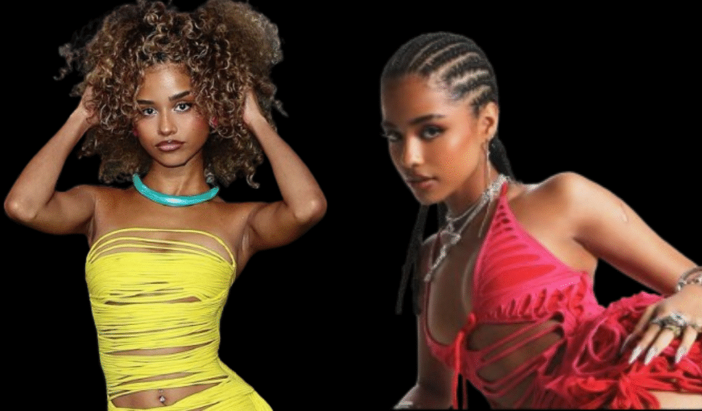 Tyla stuns at Coachella with neon rose nails, leaving fans speechless and making neutral nail trends look totally outdated.