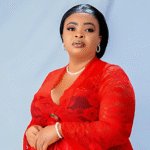 Dayo Amusa smiles as she forgives TikTok star accused of spreading false HIV rumors.