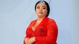 Dayo Amusa smiles as she forgives TikTok star accused of spreading false HIV rumors.