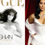Kim Kardashian’s Luxe Vogue Cover featuring 700 Cartier diamonds and a nearly makeup-free look.