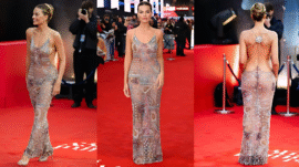Margot Robbie naked dressing Vogue moment – Margot Robbie reminding us naked dresses are not over, not even close.