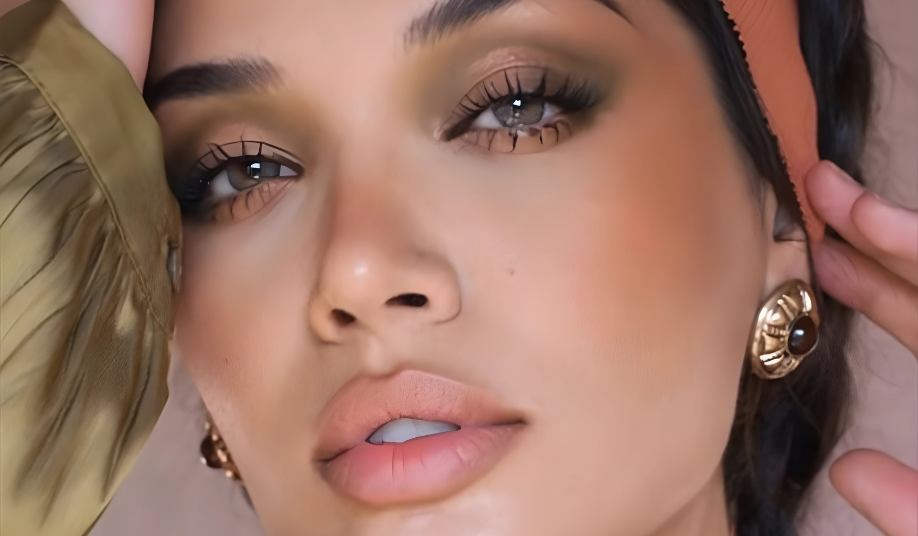 Iranian influencer Ncamua recreates Bollywood actress Kajol using makeup.