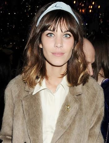 Celebrity curtain bangs inspiration and hairstyle examples