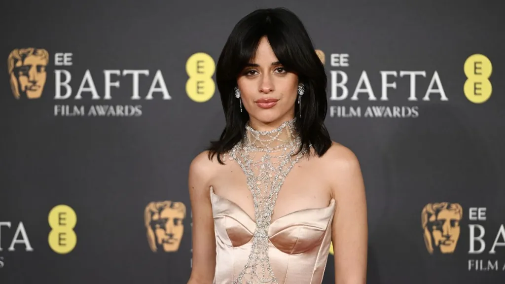 At the 2025 BAFTAs, Camila Cabello stepped out with ultra‑sleek curtain bangs that framed her face