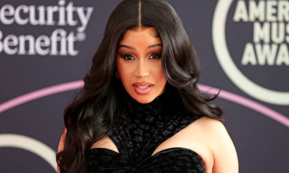 Cardi B's Blue Bob Is This Winter's Boldest Hair Inspiration 1 Cardi B debuting a bright blue bob hairstyle trending this winter