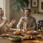 Digital Detox Routines That Actually Stick: Weekenders to 30-Day Challenges 5 Group of friends enjoying a digital detox dinner, laughing and eating without phones or gadgets