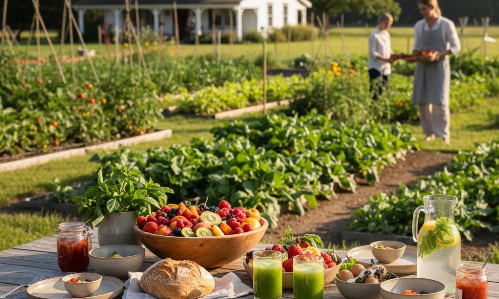 Farm-Forward & Wellness Stays: 7 Retreats Where You’ll Actually Unplug 2 Farm-to-table breakfast at a countryside wellness retreat