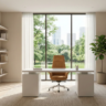 Home Office Trends 2025: 6 Stylish Design Ideas for Comfort + Focus 5 Stylish home office design 2025 featuring natural décor