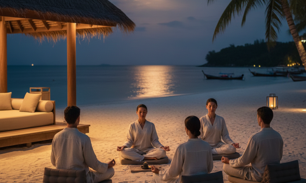 Farm-Forward & Wellness Stays: 7 Retreats Where You’ll Actually Unplug 7 Amanpuri luxury wellness retreat in Thailand with private beachfront villas and meditation spaces