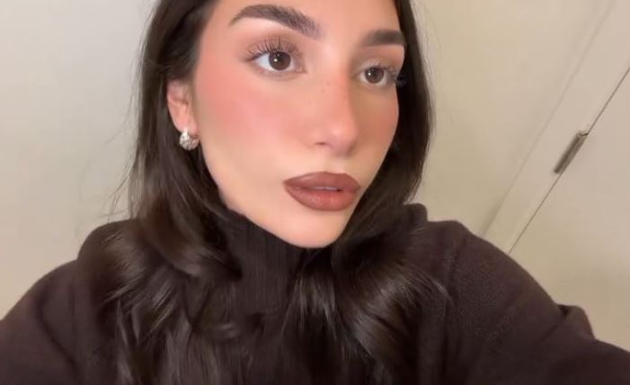 Mocha and brown lipstick shades on diverse skin tones