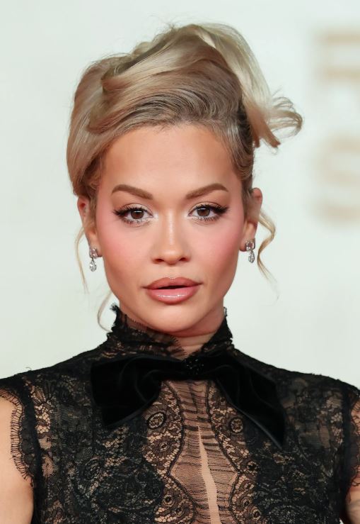 Rita Ora’s Soft-Service Ice Cream Hair Is Giving All the Sweet Vibes 2 Rita Ora soft‑serve ice cream updo hairstyle at Red Sea International Film Festival