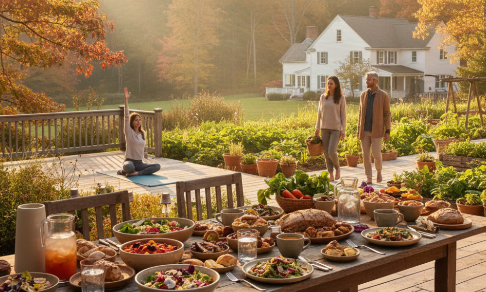 Farm-Forward & Wellness Stays: 7 Retreats Where You’ll Actually Unplug 6 Mayflower Inn & Spa countryside wellness retreat in Connecticut with spa and farm-to-table dining