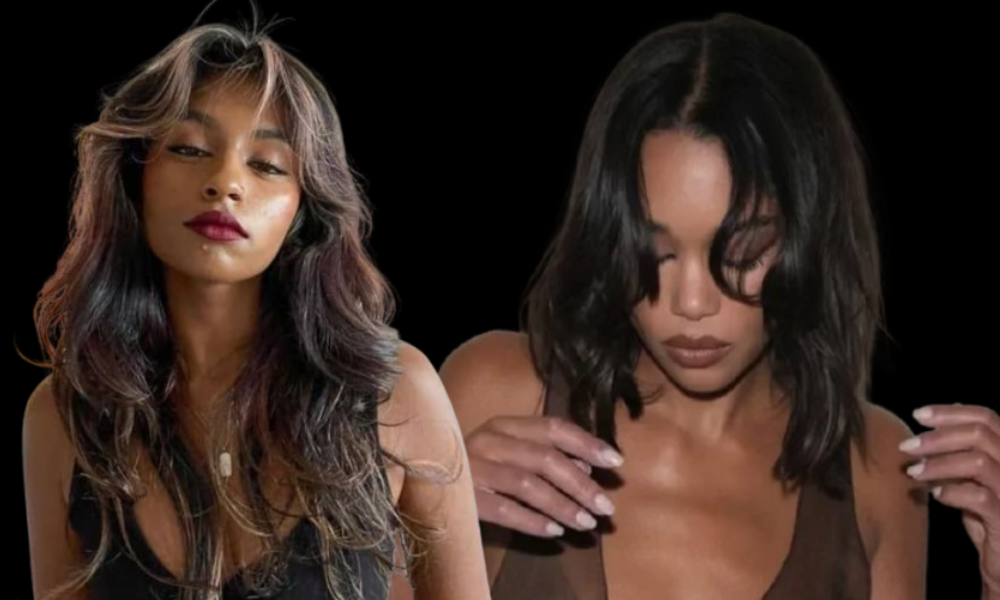 A Side by Side Photos of Wolf Cut and Kitty Cut