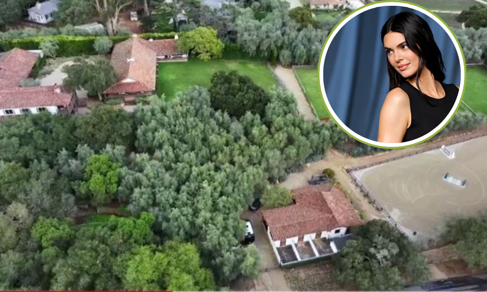 Kendall Jenner’s $23M equestrian mansion in Montecito featuring luxury stables, riding arenas, and quiet luxury estate design