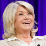 “Martha Stewart hair makeover showing glossy mocha mousse waves and chic brunette hairstyle”