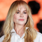 Nicole Kidman wearing natural curls with minimal styling during a casual public appearance