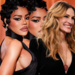 Teyana Taylor and Julia Roberts during Golden Globes body shaming controversy discussion