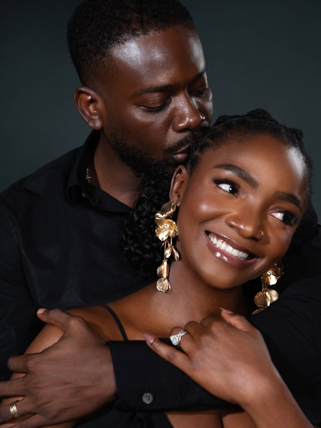 Adekunle Gold and Simi celebrating their 7th wedding anniversary after welcoming twins